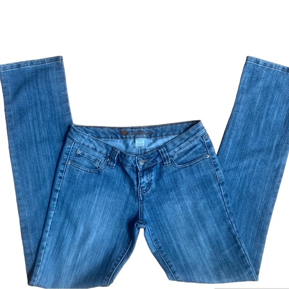 Y2k Wet Seal Low Rise Straight Leg Jeans - Picture 1 of 4